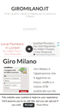 Mobile Screenshot of giromilano.it